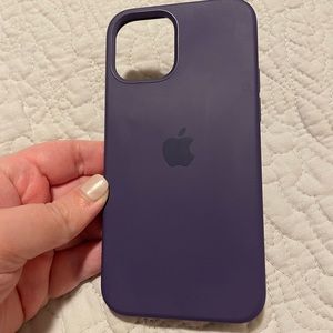 Apple Silicone MagSafe Case Amethyst iPhone 12